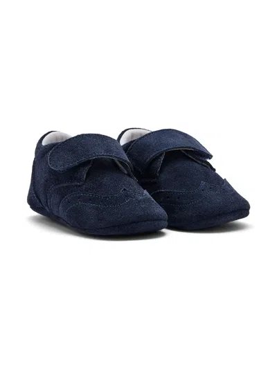 Babywalker Babies' Suede Pre-walkers In Blue