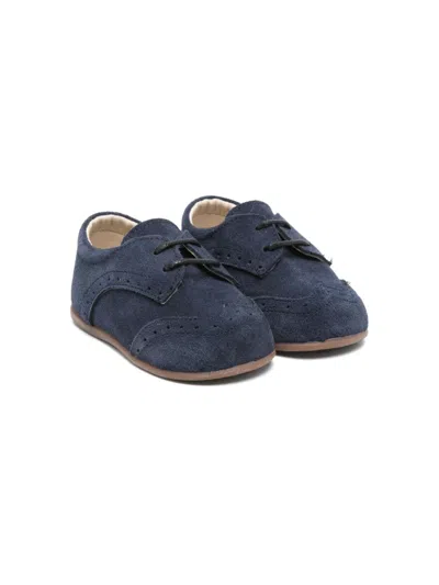 Babywalker Babies' Suede Pre-walkers In Blue