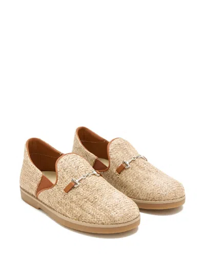 Babywalker Kids' Woven Loafers In Neutral