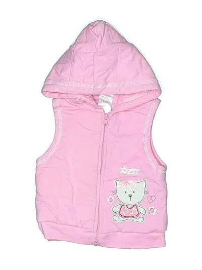Pre-owned Babyworks Babies' Vest In Pink