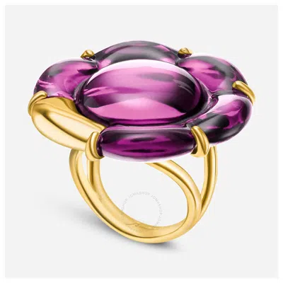 Baccarat 18k Gold Plated On Sterling Silver In Purple