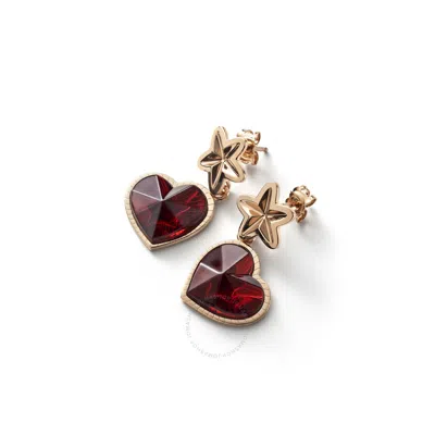 Baccarat 18k Gold Plated On Sterling Silver In Red