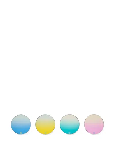 Baccarat 2025 Octogone Colors Of Joy Coasters (4 Set) In 블루