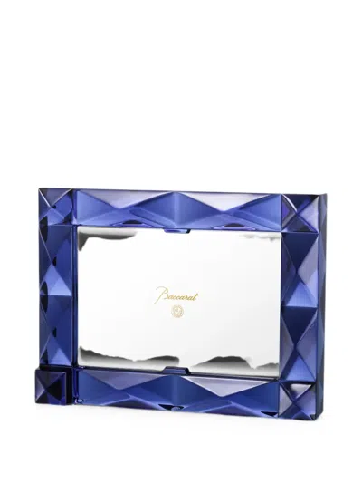 Baccarat 2026 Louxor Crystal Photo Frame In 블루