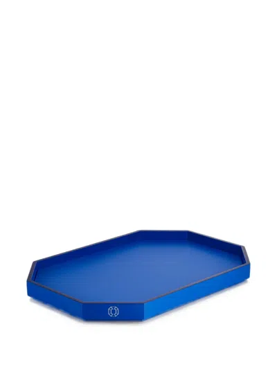 Baccarat 2026 M Octogone Lacquer Tray In 블루