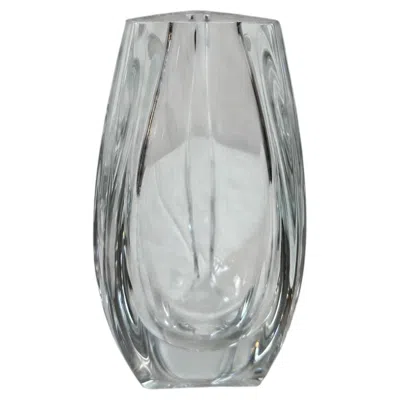 Pre-owned Baccarat 20th Century French Art Deco Crystal  Vase, 1930s In Transparent