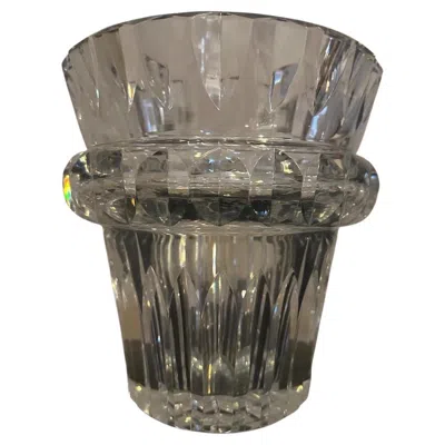 Pre-owned Baccarat 20th Century French  Crystal Vase, 1950s In Transparent