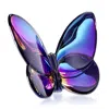 Baccarat 2.5 Lucky Crystal Butterfly In Blue Scarabee In Purple