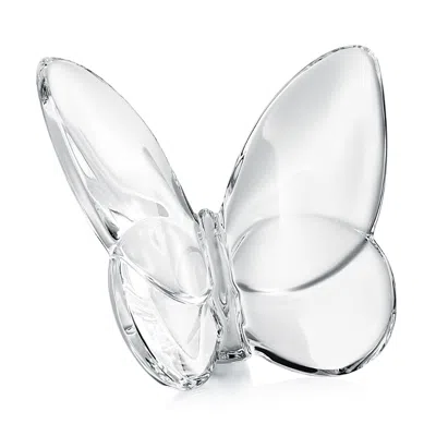Baccarat 2.5 Lucky Crystal Butterfly In Clear In White