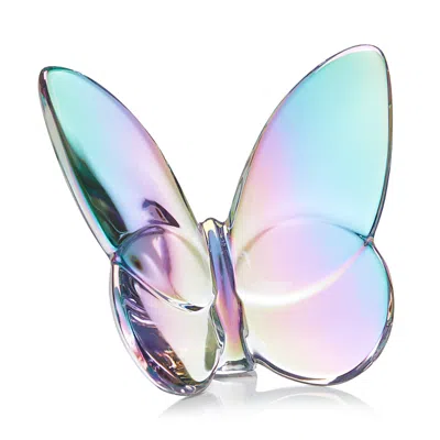 Baccarat 2.5 Lucky Crystal Butterfly In Iridescent In Multi