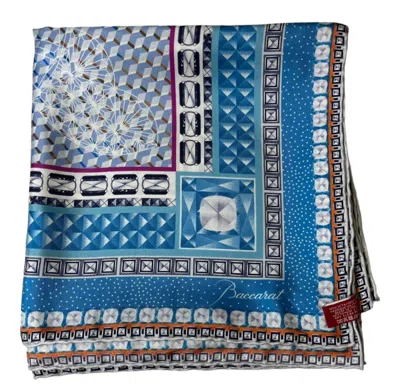 Baccarat 2809895 Ladies Louxor Twillsilk Maxi Tie Light Blue Scarf In Multi