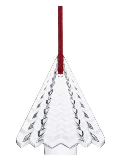 Baccarat 2815089 Crystal 2022 Annual Christmas Tree Clear Ornament In Transparent
