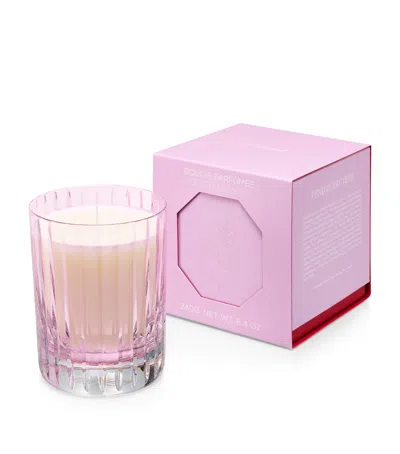 Baccarat 4 Elements Tendre Bruyère Scented Candle In Pink