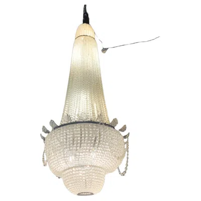 Pre-owned Baccarat Antique French  Style Chandelier In Sand