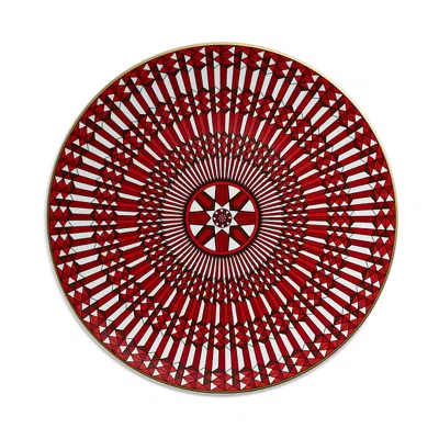 Baccarat Arcadia Charger Plate In Red