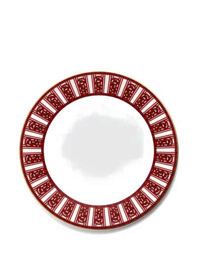 Baccarat Arcadia Dessert Plates (set Of Two) In Red