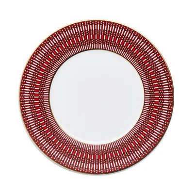 Baccarat Arcadia Dinner Plate, Set Of 2 In Red