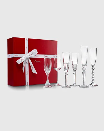 Baccarat 6-piece Bubbles In A Box Set In Clear