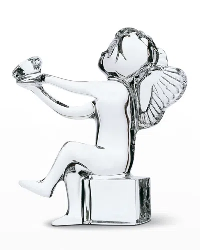 Baccarat Cherub Heart In Clear