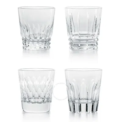 Baccarat Clear Crystal Vintage Tumbler Set Of 4 In Transparent