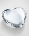 Baccarat Ruby Puffed Heart In Clear