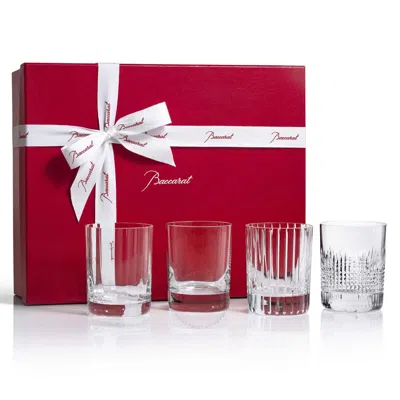 BACCARAT BACCARAT COFFRET 4 ELEMENTS TUMBLERS SET - CLEAR