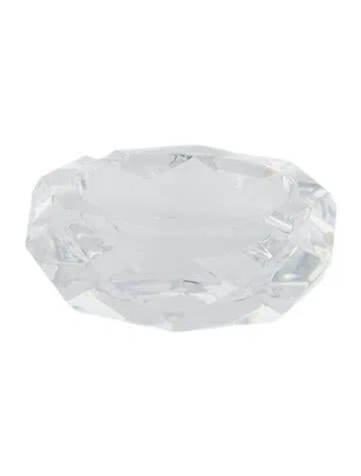 Pre-owned Baccarat Crystal Ashtray In Clear