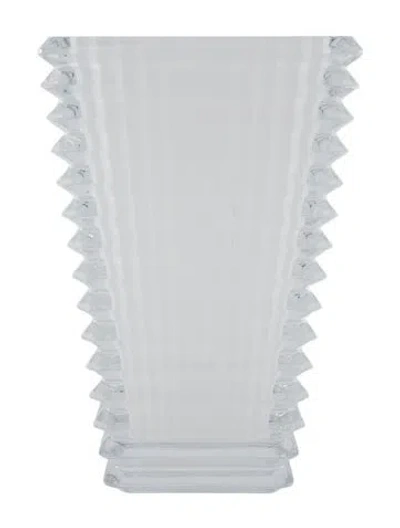 Pre-owned Baccarat Crystal  Eye Vase In Transparent