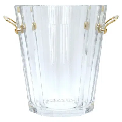 Pre-owned Baccarat Crystal Barware / Tableware Wine Cooler In Gold