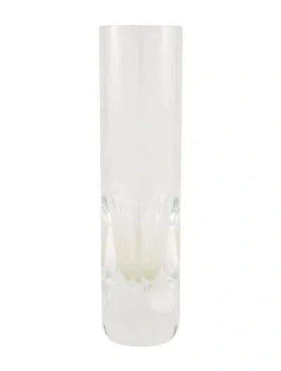 Pre-owned Baccarat Crystal Bud Vase In Clear