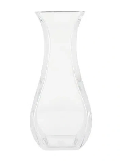 Pre-owned Baccarat Crystal Celine Vase In Clear