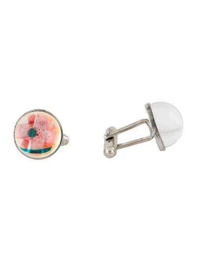 Pre-owned Baccarat Crystal Cufflinks
