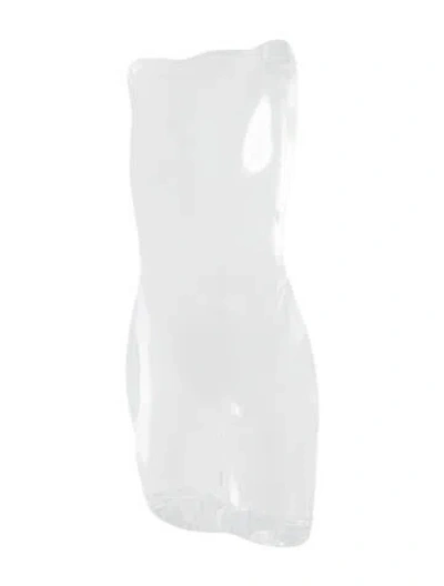 Pre-owned Baccarat Crystal Female Nude Torso In Transparent