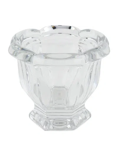 Pre-owned Baccarat Crystal Harcourt Missouri Jar In Clear