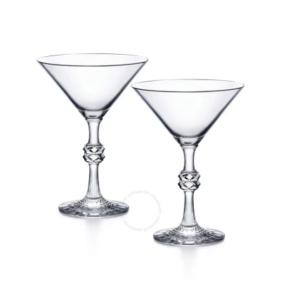 Baccarat Crystal Jean-charles Boisset Passion Martini Glasses Set Of Two In Transparent