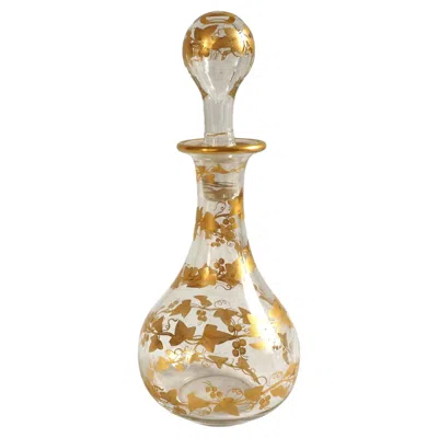 Pre-owned Baccarat Crystal Liquor Bottle - Napoléon Iii Period Circa 1860 In Sand