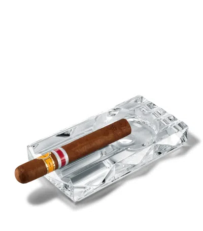 Baccarat Crystal Louxor Ashtray In Transparent