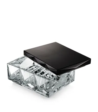 Baccarat Crystal Louxor Tray In Black