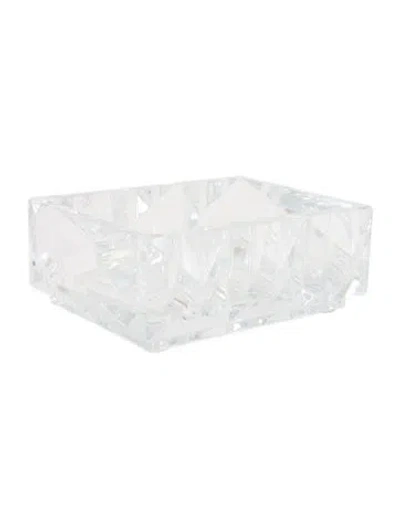 Pre-owned Baccarat Crystal Louxor Vide Poche In Clear