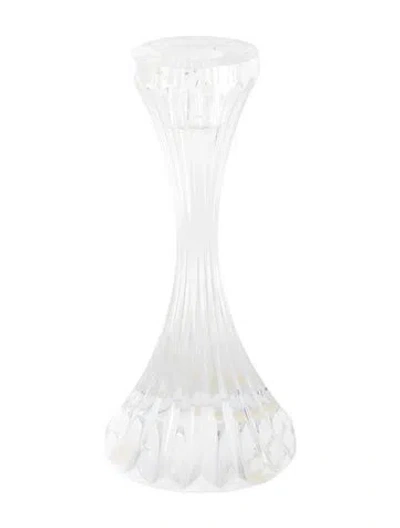 Pre-owned Baccarat Crystal Massena Candlestick In Clear