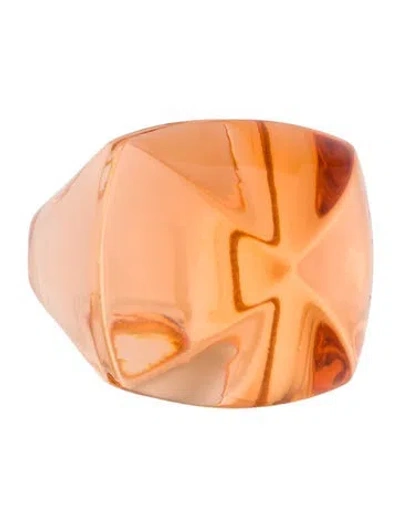 Pre-owned Baccarat Crystal Médicis Pop Cocktail Ring In Multi