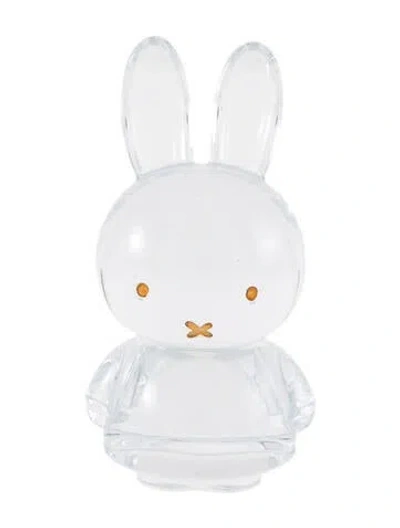 Pre-owned Baccarat Crystal Miffy Figurine In Clear