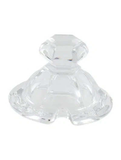 Pre-owned Baccarat Crystal Missouri Jam Jar Sugar Bowl With Lid In Clear