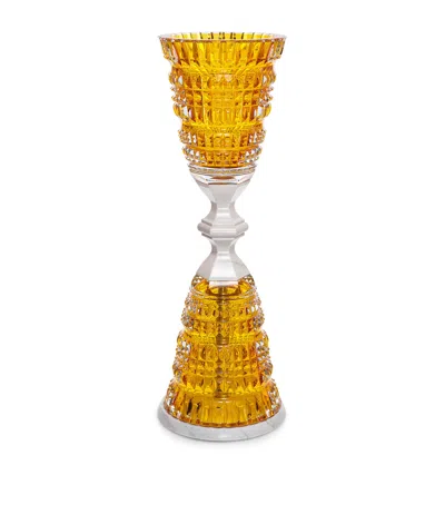 Baccarat Crystal New Antique Mirage Vase In Clear