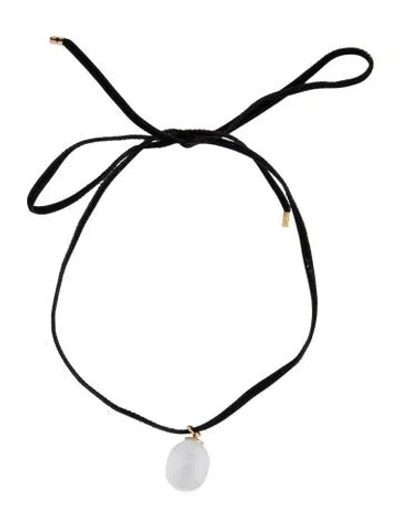 Pre-owned Baccarat Crystal Pendant Necklace, 31.5" In Multicolor