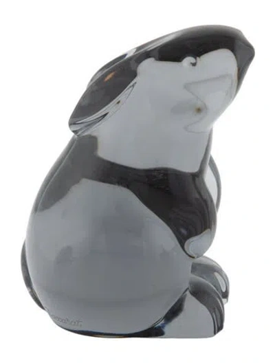 Pre-owned Baccarat Crystal Rabbit Figurine