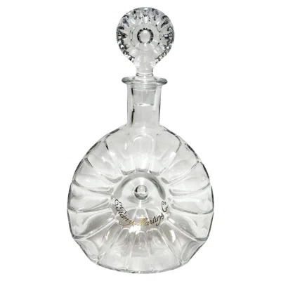 Pre-owned Baccarat Crystal Rémy Martin “centaure” Decanter Donut Shell Form France 1960s In Gray