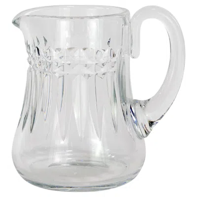 Pre-owned Baccarat Crystal Tableware Serving Pitcher In Gray
