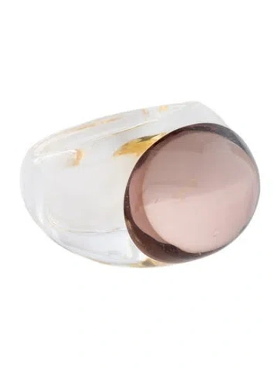 Pre-owned Baccarat Crystal Tango Ring In Multi