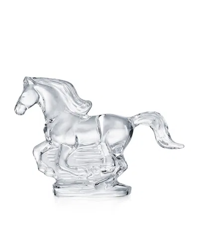 Baccarat Crystal Zodiaque Horse 2026 Ornament In Transparent